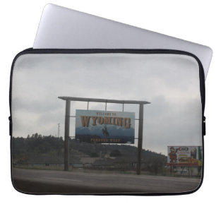 Welcome to Wyoming Laptop Sleeve