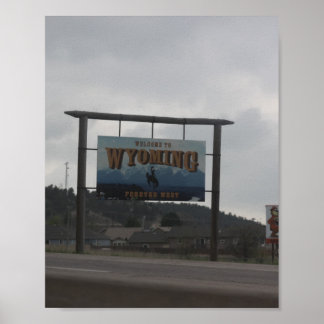 Welcome to Wyoming Poster