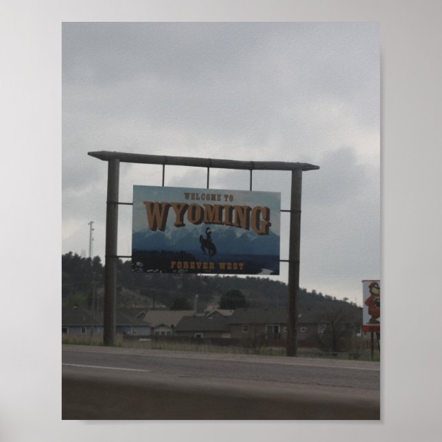 Welcome to Wyoming Poster (Front)
