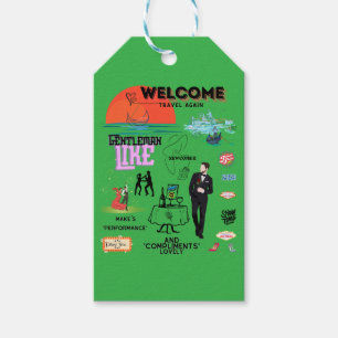 WELCOME TRAVEL AGAIN KLEINE GESCHENKTÜTE GIFT TAGS