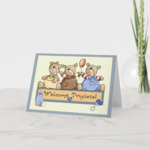 Welcome Triplets Card