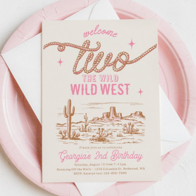 Welcome Two the Wild Wild West Invitation (Creator Uploaded)