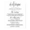 Welcome wedding program sign