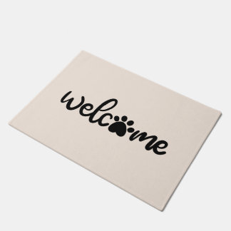 Welcome with Paw - Door Mat
