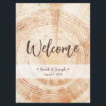 Welcome Wood Grain Rustic Wedding Program<br><div class="desc">Welcome your guests in style with our charming Welcome Wood Grain Rustic Wedding Program. These customizable programs not only greet your attendees but also provide them with all the essential details about your ceremony and wedding party. Personalize the programs with the names of the couple, wedding date, program details, and...</div>