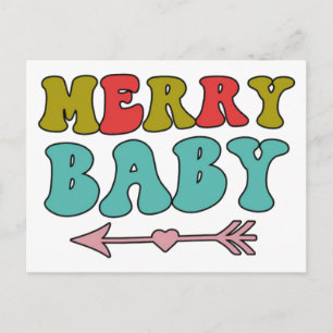 Welcome Your New Baby 2026  Holiday Postcard
