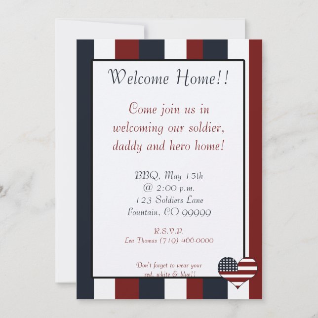 welcomehome copy, Welcome Home!!, Come join us ... Invitation (Front)