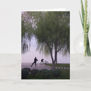 ©Welcoming A Brand New Day With Tai Chi Holiday Card