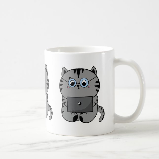 Welcoming cats coffee mug (Right)