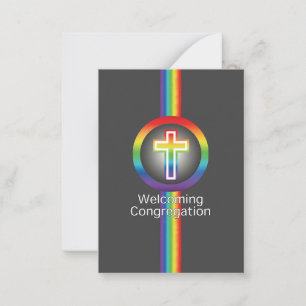 Welcoming Congregation Christianity Card