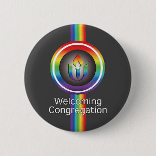 Welcoming Congregation Unitarian Universalism 2 Inch Round Button