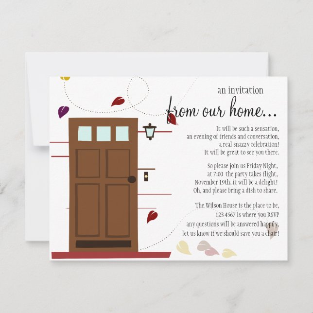 WElcoming Doors Invitation (Front)