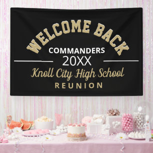 Welcoming School Colours! Class reunion banner