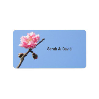 Welcoming Spring/Oriental Zen Wedding Favour Label