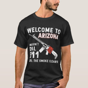 welcone aux T-shirts d'arme à feu de l'Arizona