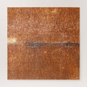 Welded old metal, rust texture. jigsaw puzzle