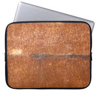 Welded old metal, rust texture. laptop sleeve