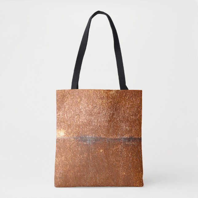 Welded old metal, rust texture. tote bag (Front)