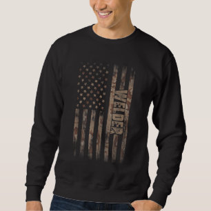 Welder American Flag Gift Welding Sweatshirt