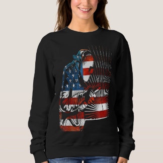 Welder American Flag Usa Patriotic Welder Gift Fw Sweatshirt