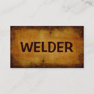 Welder Antique Carte de visite
