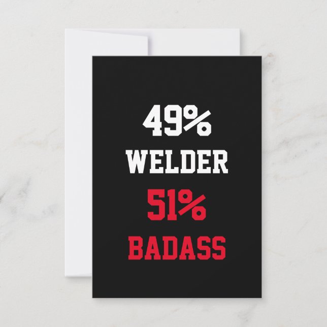 Welder Badass Card (Front)