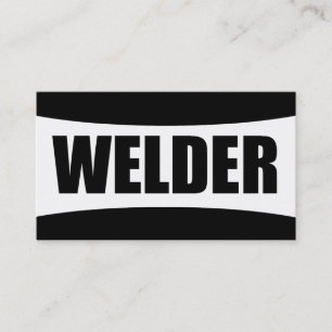 Welder Business Card