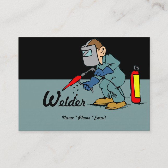 Welder Business Card (Front)
