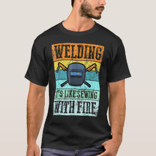 Welder Funny Retro Vintage Welding T-Shirt