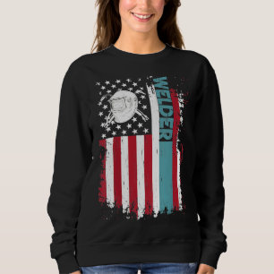 Welder Gifts Funny Welding Image On Back Of Shirt