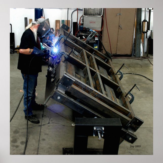 Welder, Hess Microgen Poster (Front)