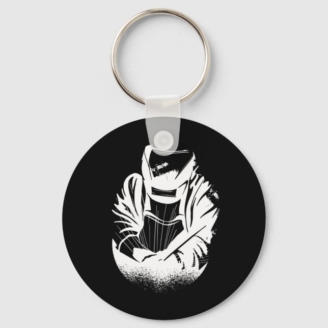 Welder Husband Keychain (Front)