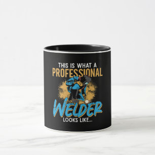 Welder Looks Like Welding Career Weld Metal Iron Mug