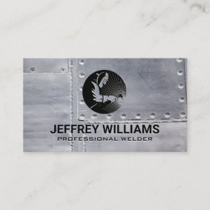 Welder   Metal Rivets Business Card