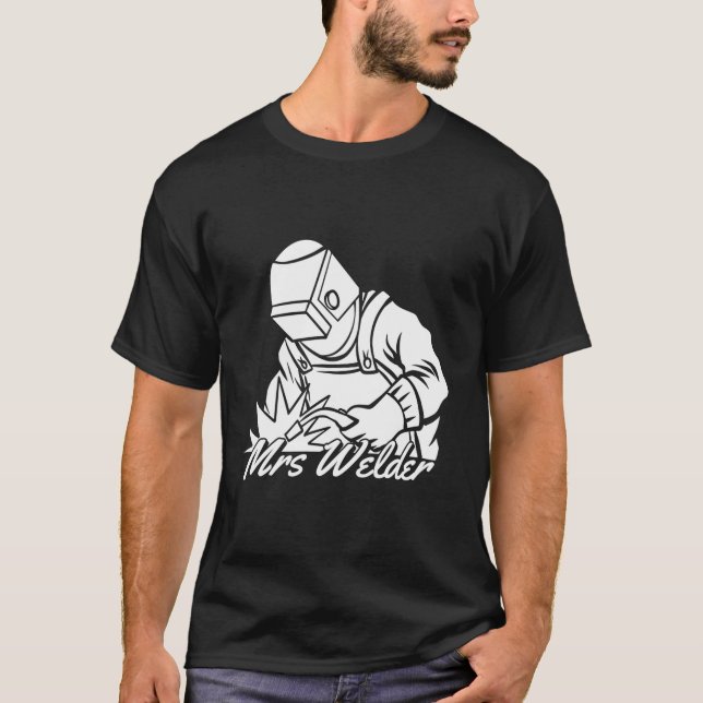 Welder Metal Worker Welding T-Shirt (Front)