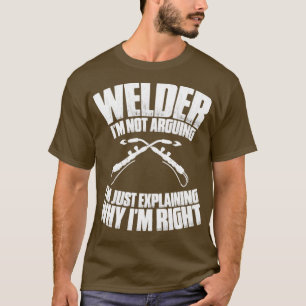 Welder Operator Welding Coded Welder29  T-Shirt