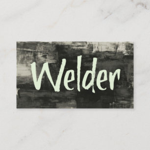 Welder Rustic Business Card