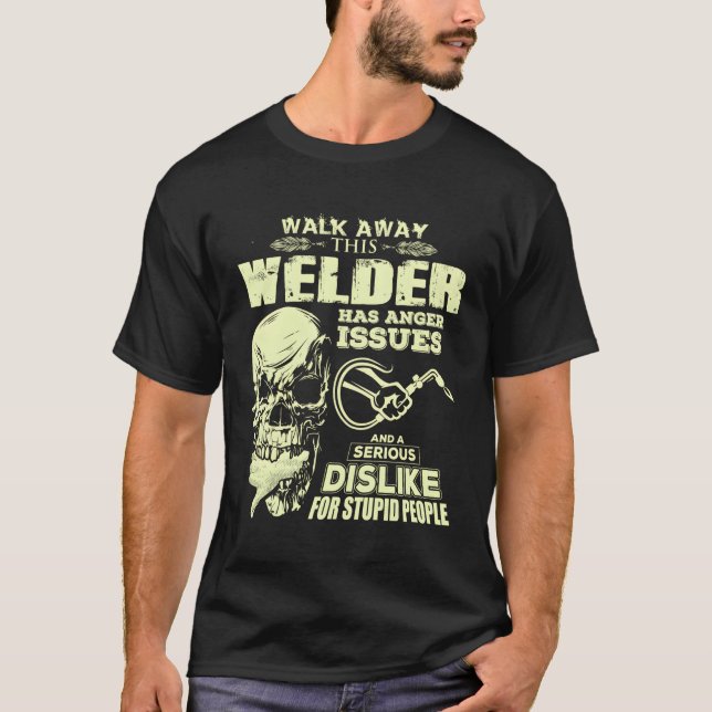 Welder Skull Welder T-Shirt (Front)