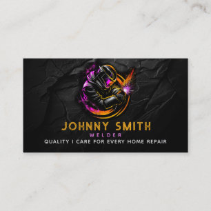 Welder Slogans Business Cards