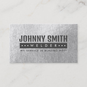 Welder Slogans Business Cards