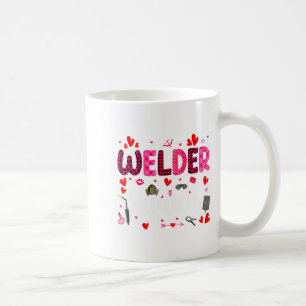 Welder Squad Cute Tools Hearts Costume Valentines  Coffee Mug