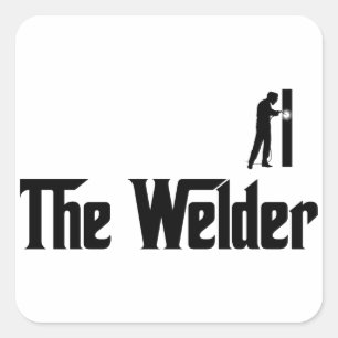 Welder Square Sticker