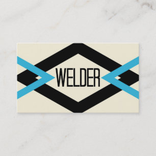 Welder Trendy Business Card