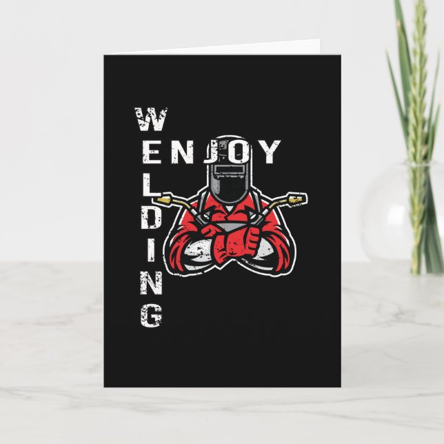 Welder Vintage  Welding Card (Front)