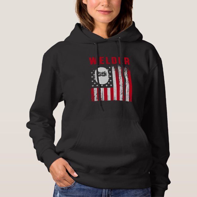 Welder Welding Machine Operator  22 Hoodie (Front)