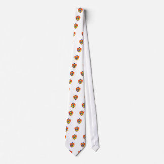 Welder With Welding Torch Shield Retro Tie