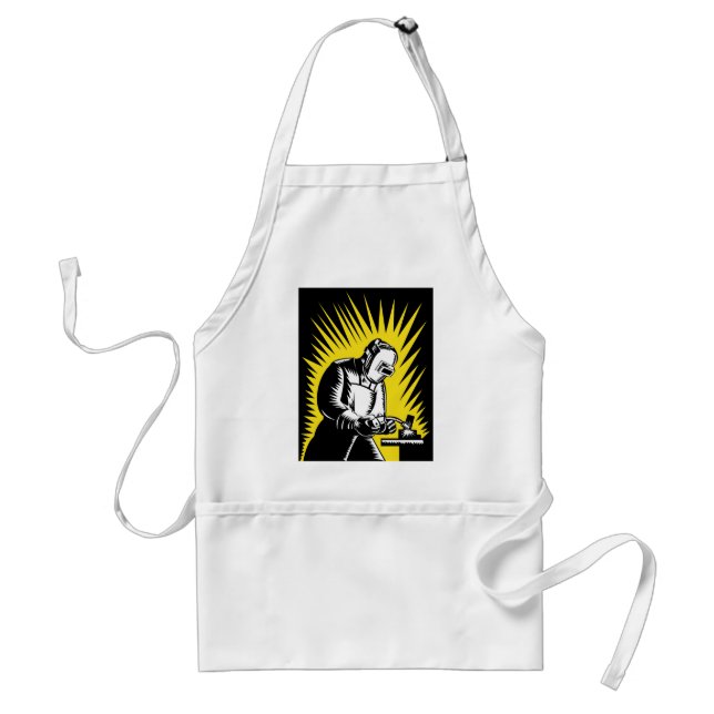 welder worker welding standard apron (Front)