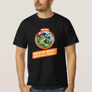 WELDERS CERTIFIED WELDER PROFESSIONAL FISHERMAN T-Shirt