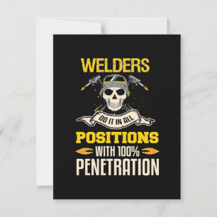 Welders Do It In All Position Thank You Card