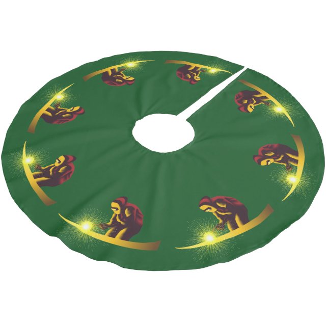 Welding Brushed Polyester Tree Skirt (Angled)